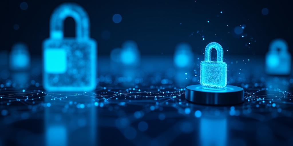 Secure AI and data protection concept illustration